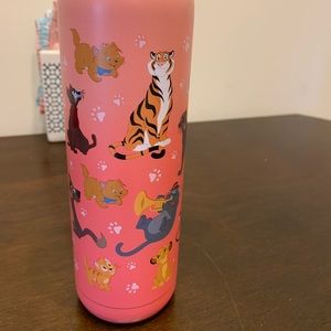Disney cats stainless steel water bottle